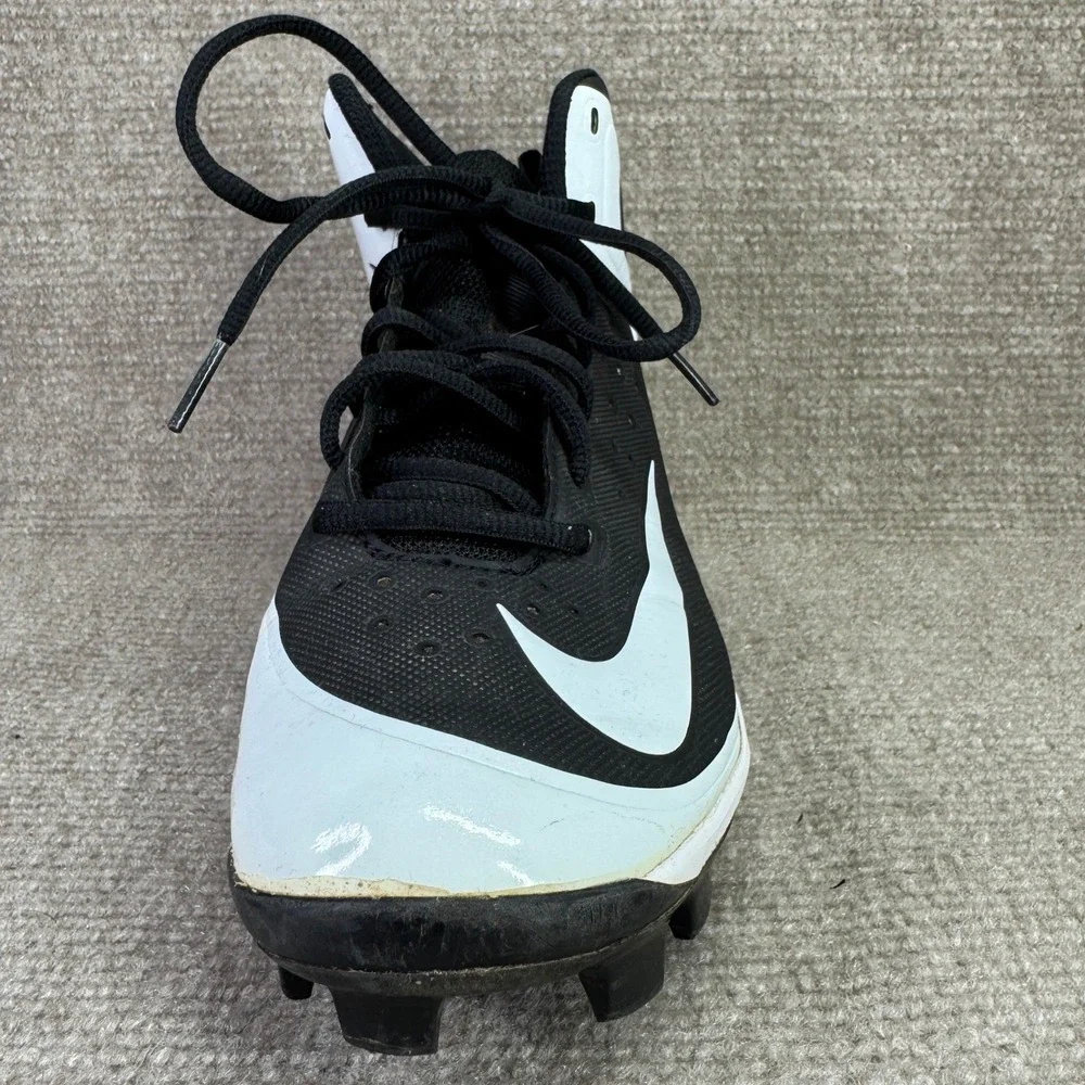 Nike Huarache 2K Filth Keystone Kids 5.5Y Black White Baseball Cleats 923434-011